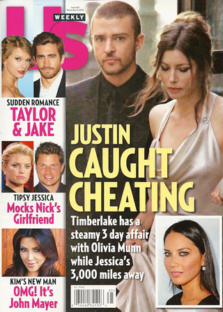 Illustration for article titled This Week In Tabloids: Justin Timberlake & Olivia Munn's "Amazing Sex"